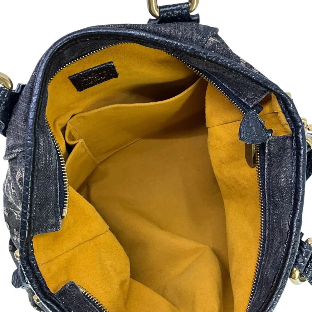 LOUIS VUITTON Monogram Denim Baggy PM Blue - Picture 9 of 11